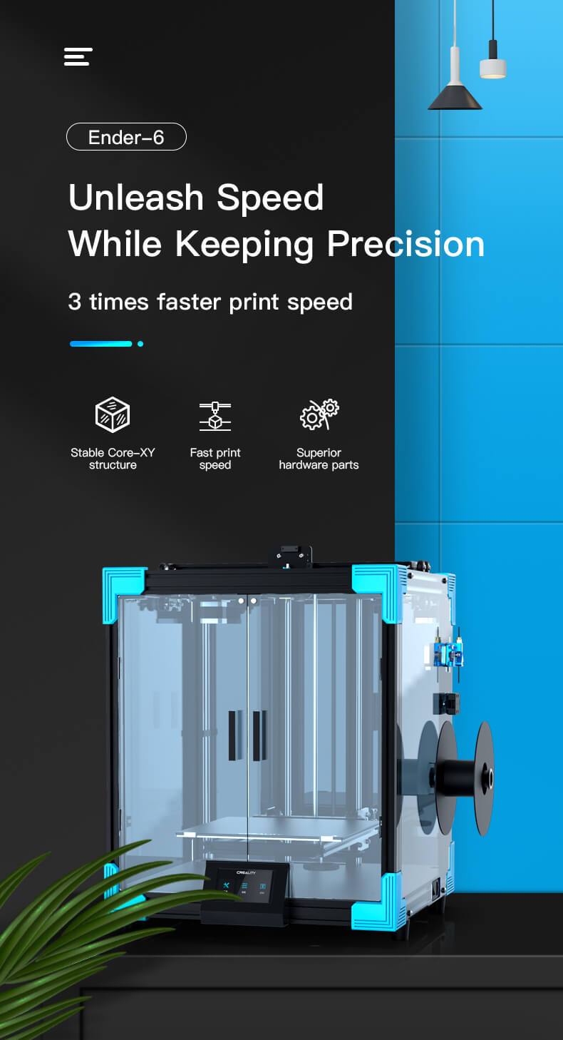 طابعة Creality Ender-6 ثلاثية الأبعاد
