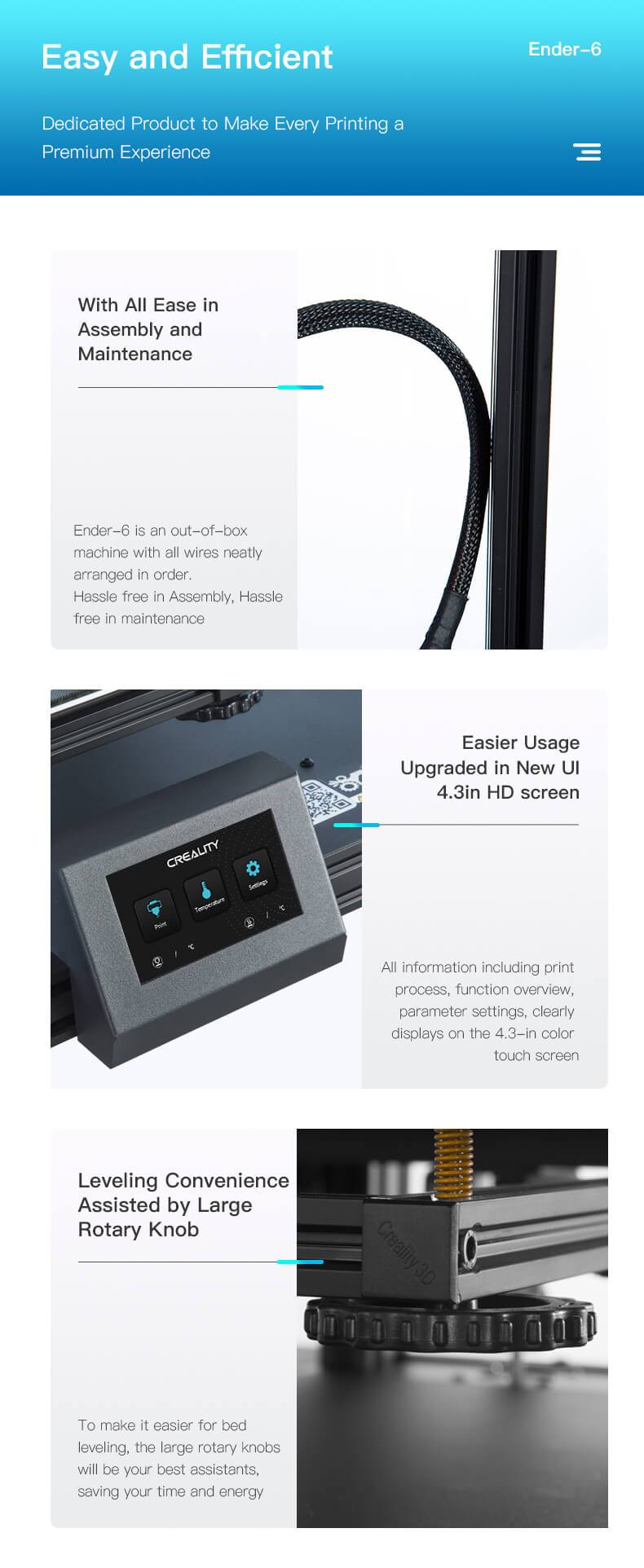 طابعة Creality Ender-6 ثلاثية الأبعاد