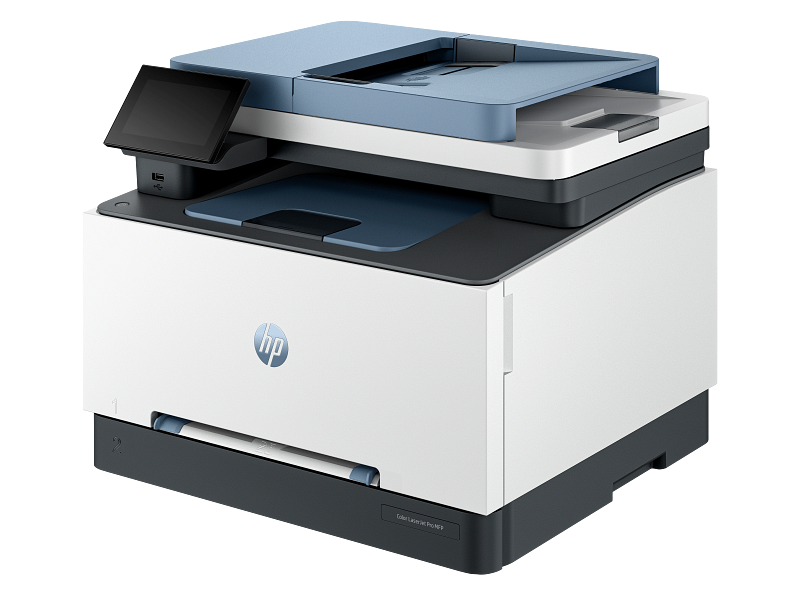 طابعة HP Color LaserJet Pro MFP 3303sdw متعددة الوظائف – طباعة ليزر ملونة، نسخ، مسح ضوئي، واي فاي وإيثرنت، حتى 25 صفحة في الدقيقة، طباعة مزدوجة تلقائية، شاشة لمس 4.3 بوصة
