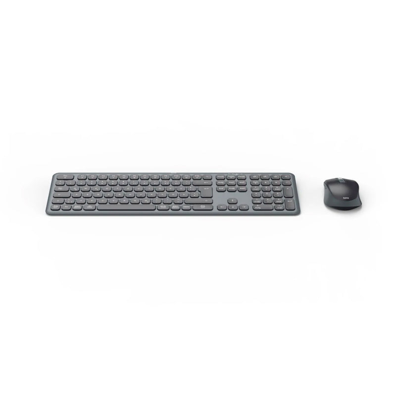 Hama "WKM-550" Multi-Device Keyboard & Mouse Set, Wireless, Radio / BT, blk, QWERTY GULF