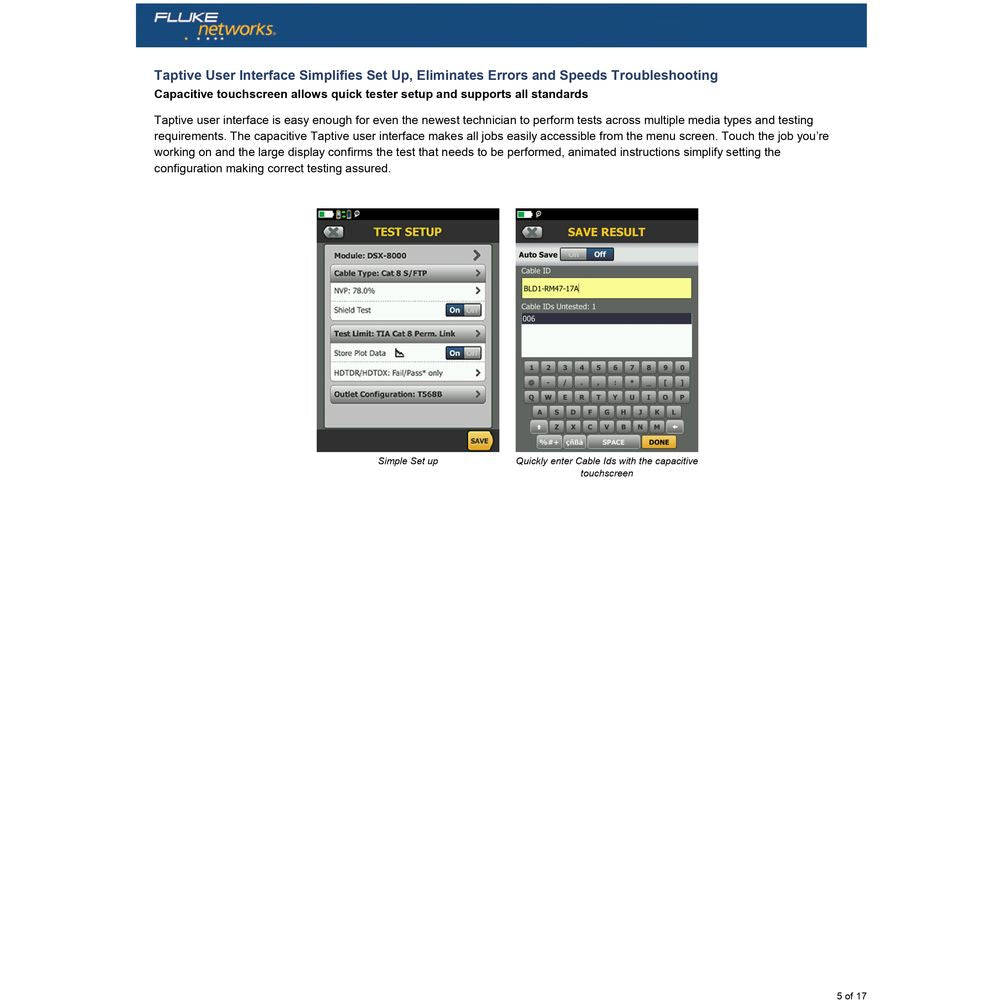 Fluke Networks Cable Analyzer Kit Copper Fiber Certification Teste Fluke Networks Cable Analyzer Kit Copper Fiber Certification Teste