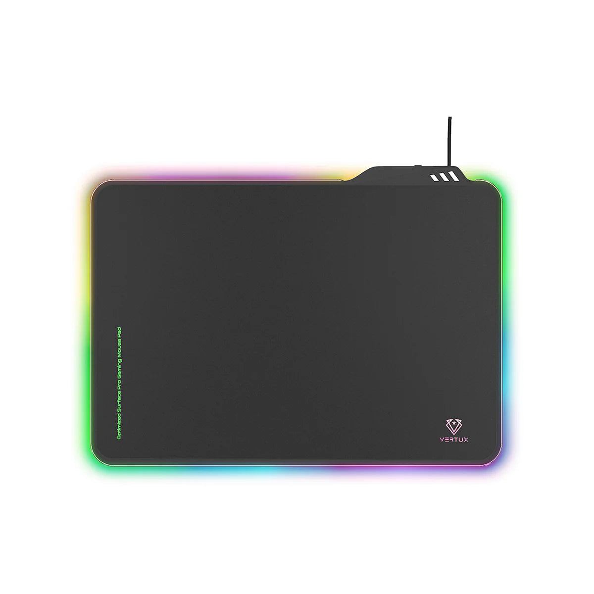Vertux FluxPad RGB Gaming Mouse Pad – Optimized Surface, Wear-Resistan ...