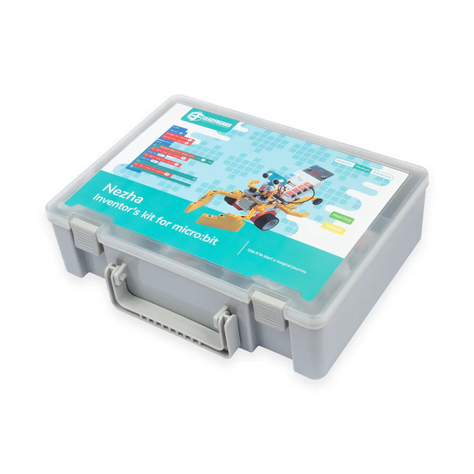 ELECFREAKS Nezha 48-in-1 Inventor's Kit – Expandable micro:bit STEM Kit with 400+ Bricks & 11 Sensors