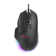 XTRIKE ME GM520 RGB Gaming Mouse - Optical Sensor 12,800 DPI - 8 Programmable Buttoms - 1000HZ Polling Rate With Software