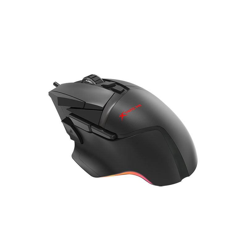 XTRIKE ME GM520 RGB Gaming Mouse - Optical Sensor 12,800 DPI - 8 Programmable Buttoms - 1000HZ Polling Rate With Software