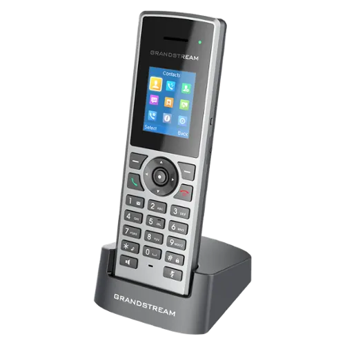 Grandstream DP722 HD DECT Cordless IP Phone with 1.8" Color Display, 20-Hour Talk Time, and 5-Way Audio Conferencing