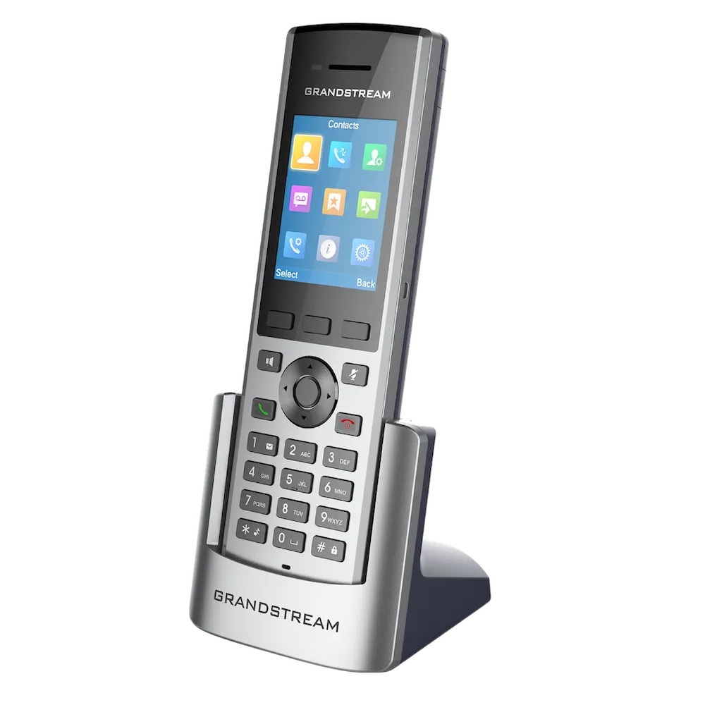 Grandstream DP730 HD DECT Cordless IP Phone with 2.4" Color Display, 40-Hour Talk Time, 10 SIP Accounts & 3.5mm Headset Jack