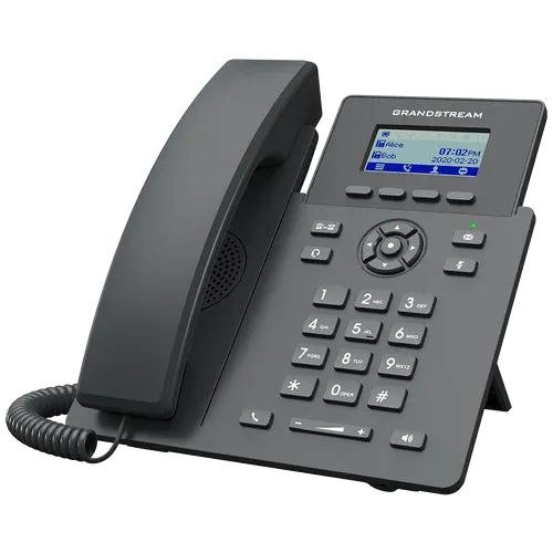 Grandstream GRP2601W 2-Line IP Phone, 2 SIP Accounts, 2.4GHz Wi-Fi 6, HD Audio, 5-Way Conference, GDMS & Noise Shield