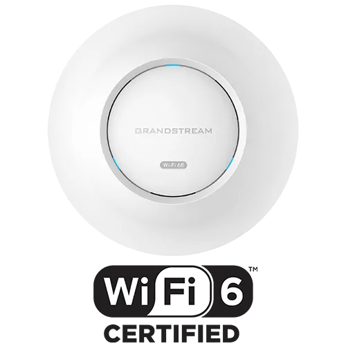 Grandstream GWN7665 Wi-Fi 6 AX5400 Access Point, Tri-Band 2.5GbE PoE+, Enterprise Indoor AP with Controller