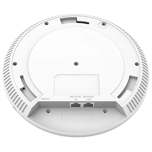 نقطة وصول Grandstream GWN7665 واي فاي 6 AX5400، ثلاثية النطاق 2.5 جيجابت إيثرنت PoE+، نقطة وصول داخلية للمؤسسات مع وحدة تحكم