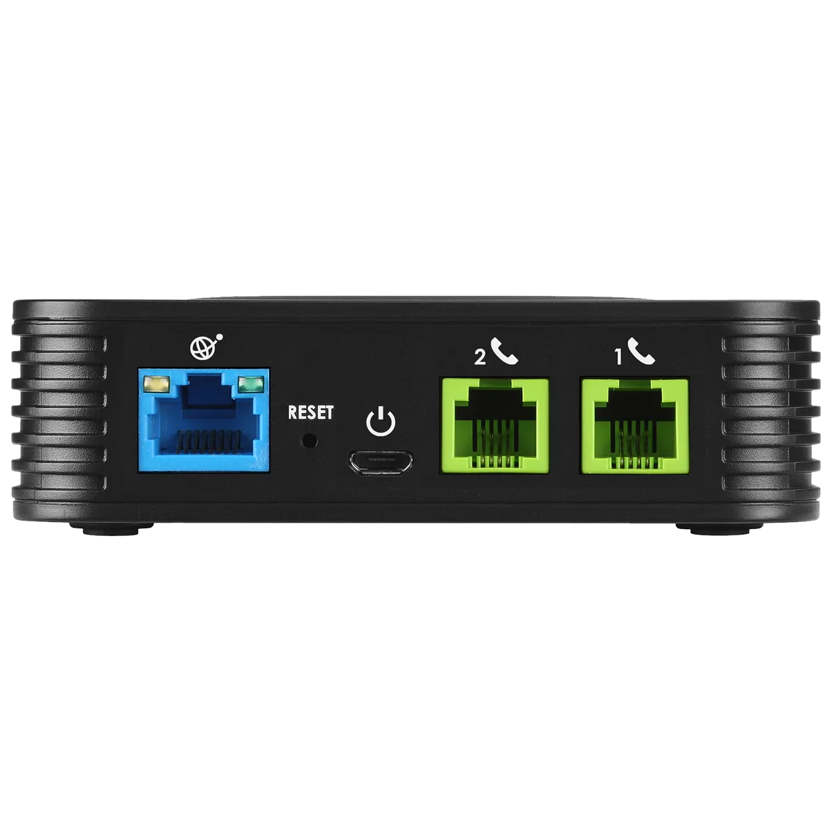 Grandstream HT802 ATA – 2 FXS Ports, SIP VoIP Adapter, Gigabit Ethernet, T.38 Fax, Analog to IP Converter