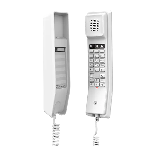 هاتف Grandstream GHP610 IP للفنادق – خط SIP واحد، صوت عالي الدقة، إيثرنت جيجابت، PoE، هاتف مكتبي ضيافة VoIP