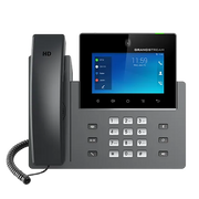 هاتف Grandstream GXV3450 بنظام Android – هاتف فيديو IP بشاشة لمس 8"، كاميرا 4K، Wi‑Fi، بلوتوث، PoE، هاتف مكتبي فيديو SIP