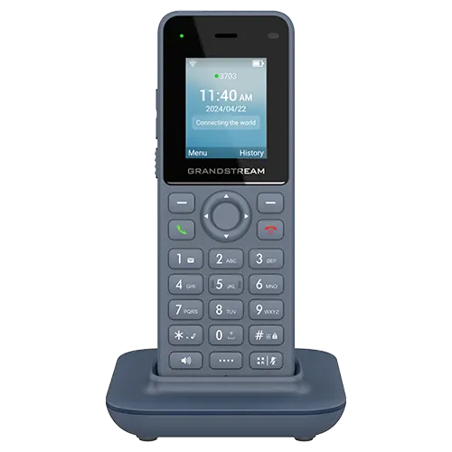 Grandstream WP816 Wi-Fi IP Phone with 2 SIP Accounts, HD Audio, Rechargeable Battery & Color LCD for Wireless VoIP Communication