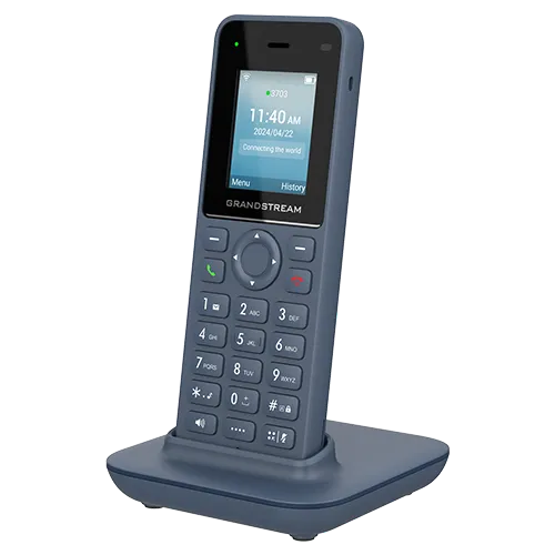 Grandstream WP816 Wi-Fi IP Phone with 2 SIP Accounts, HD Audio, Rechargeable Battery & Color LCD for Wireless VoIP Communication