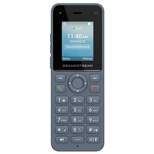 Grandstream WP816 Wi-Fi IP Phone with 2 SIP Accounts, HD Audio, Rechargeable Battery & Color LCD for Wireless VoIP Communication
