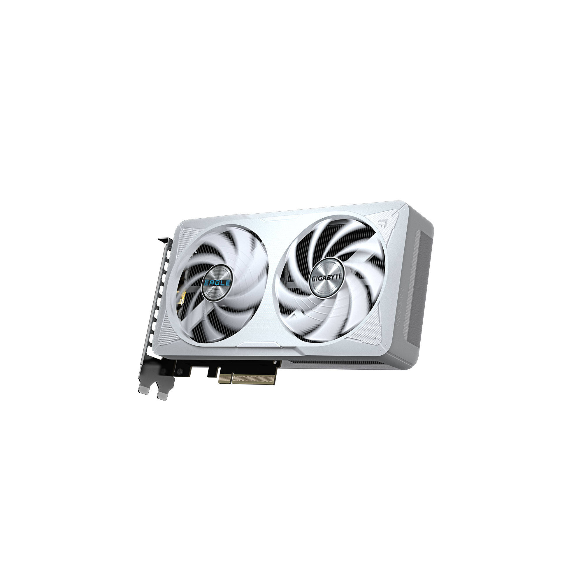 بطاقة الرسومات Gigabyte RTX 5060 EAGLE OC ICE 8G - ذاكرة GDDR7 سعة 8 جيجابايت، وتردد 2,550 ميجاهرتز، ومنفذ PCIe 5.0، وتبريد WINDFORCE ثنائي المروحة