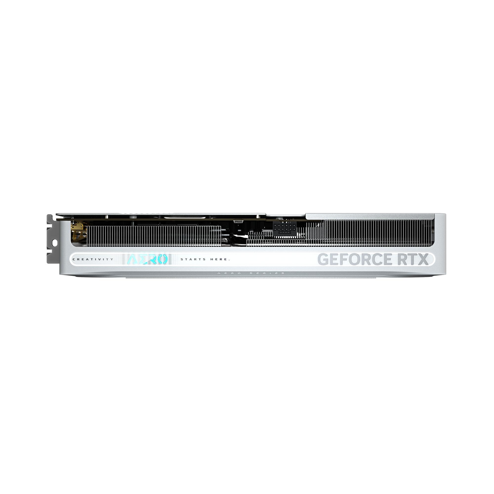 بطاقة الرسومات Gigabyte GeForce RTX 5080 AERO OC SFF سعة 16 جيجابايت (GV-N5080AERO-OC-16GD) - ذاكرة GDDR7 سعة 16 جيجابايت، وتقنية DLSS 4، وتبريد WINDFORCE، وإضاءة RGB، ونظام BIOS مزدوج