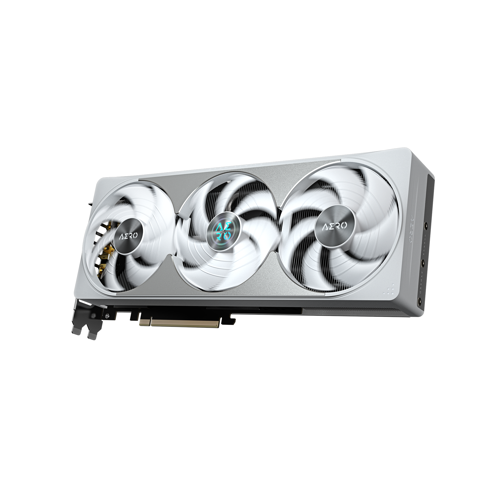 بطاقة الرسومات Gigabyte GeForce RTX 5080 AERO OC SFF سعة 16 جيجابايت (GV-N5080AERO-OC-16GD) - ذاكرة GDDR7 سعة 16 جيجابايت، وتقنية DLSS 4، وتبريد WINDFORCE، وإضاءة RGB، ونظام BIOS مزدوج
