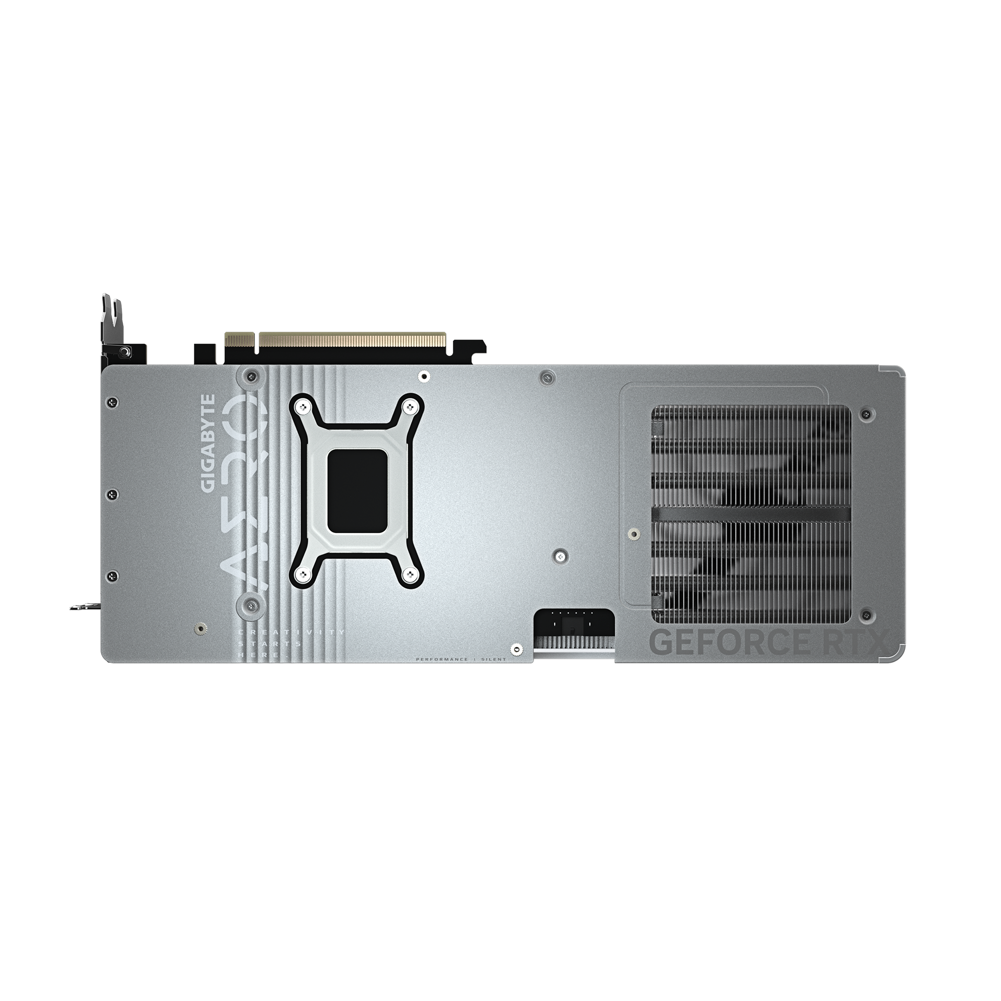 بطاقة الرسومات Gigabyte GeForce RTX 5080 AERO OC SFF سعة 16 جيجابايت (GV-N5080AERO-OC-16GD) - ذاكرة GDDR7 سعة 16 جيجابايت، وتقنية DLSS 4، وتبريد WINDFORCE، وإضاءة RGB، ونظام BIOS مزدوج