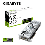 جيجابايت GeForce RTX 5080 AERO OC SFF 16G (GV-N5080AERO-OC-16GD) – ذاكرة 16 جيجابايت GDDR7، تقنية DLSS 4، تبريد WINDFORCE، إضاءة RGB، نظام BIOS مزدوج