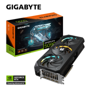 بطاقة رسومات Gigabyte GeForce RTX 5090 GAMING OC 32G (GV-N5090GAMING-OC-32GD) - ذاكرة GDDR7 سعة 32 جيجابايت، وتقنية DLSS 4، وتبريد WINDFORCE، وإضاءة RGB، ونظام BIOS مزدوج