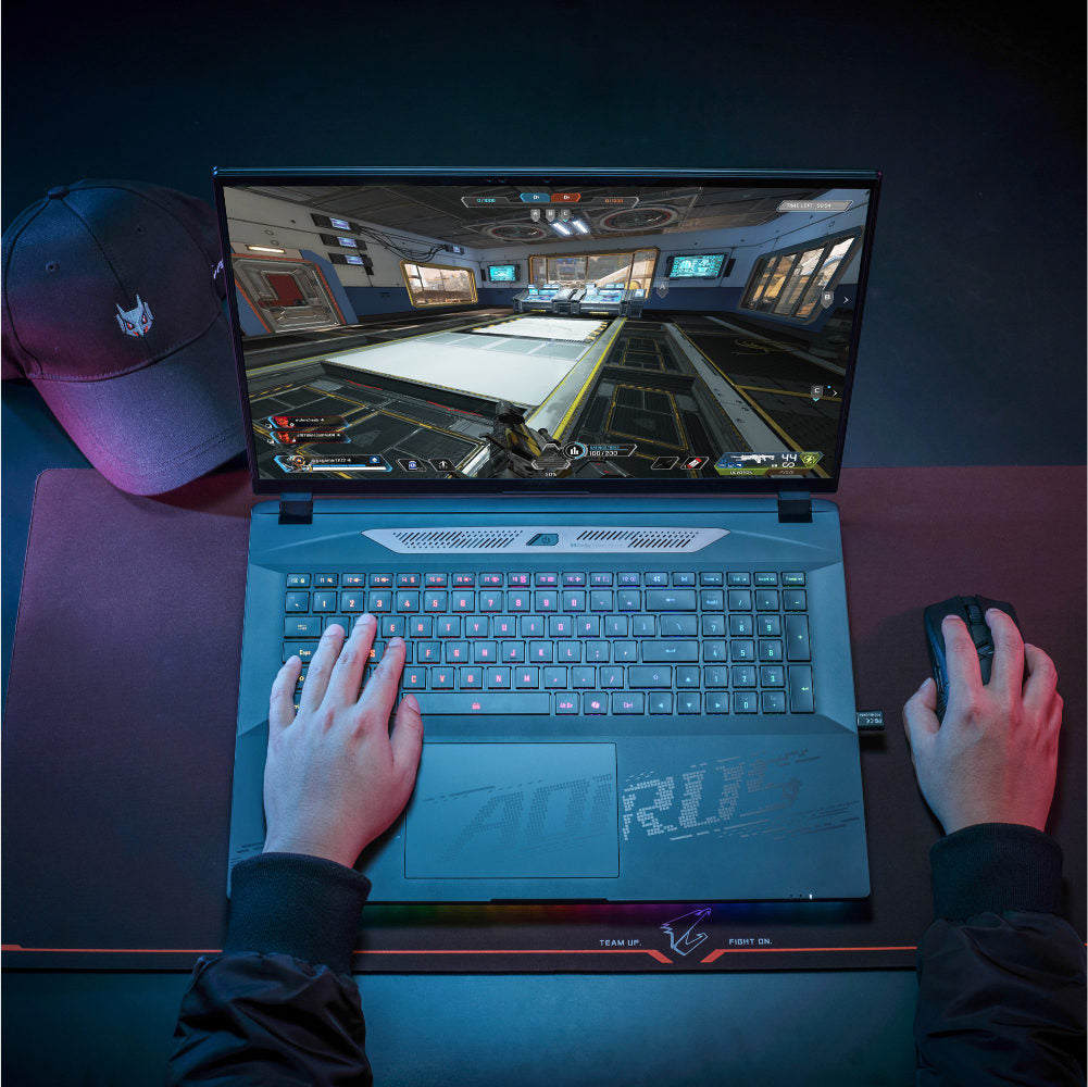 AORUS (2025) MASTER 18 BYH 18” Mini LED QHD 240Hz Gaming Laptop – Intel Core Ultra 9 275HX, NVIDIA RTX 5080 16GB GDDR7, 32GB (2×16GB) DDR5, 2TB (2×1TB) Gen4 SSD, Wi‑Fi 7, Windows 11 Pro