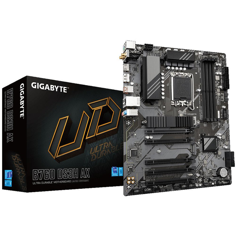 Gigabyte B760 DS3H AX (rev. 1.1) LGA 1700 ATX Motherboard