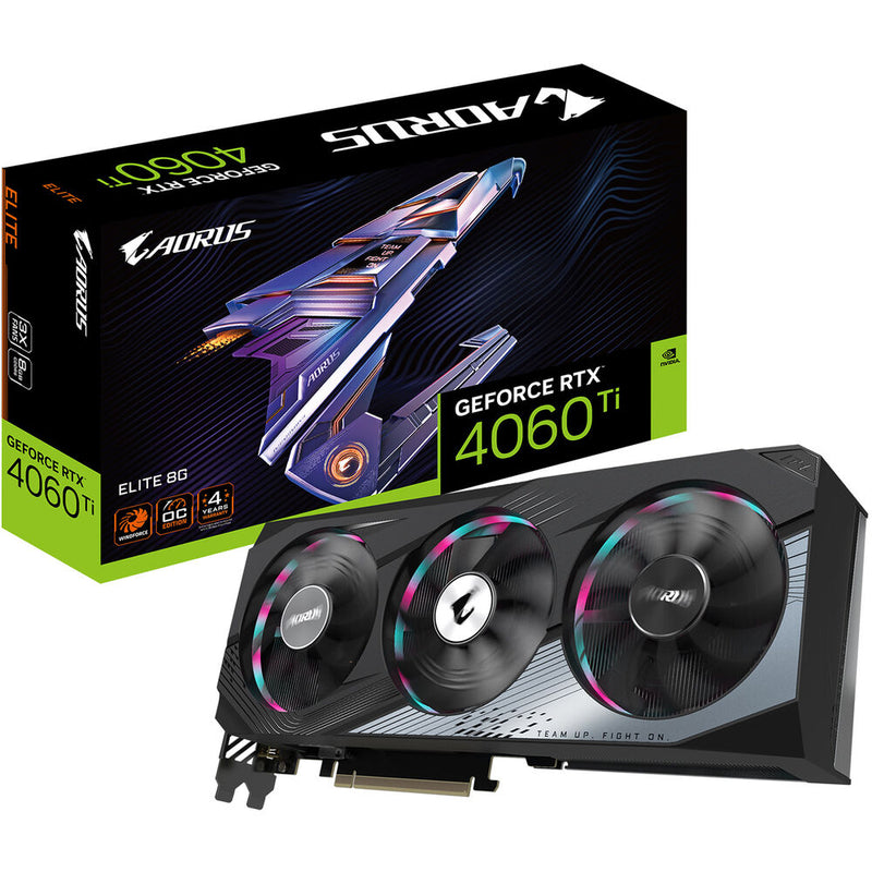 Gigabyte GeForce RTX 4060 Ti AORUS ELITE 8GB Graphics Card