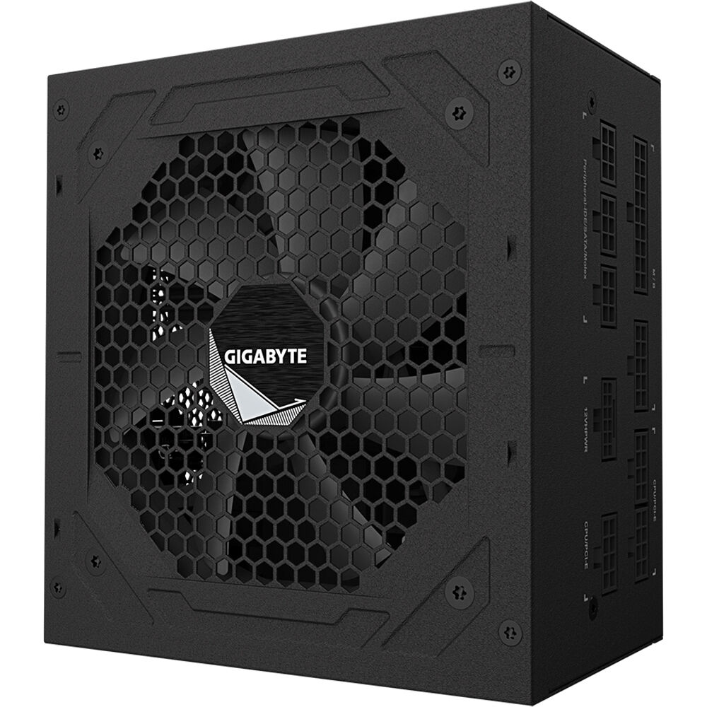 GIGABYTE GP-UD1000GM PG5 1000W PSU – ATX 3.0, PCIe Gen5 Ready, 80+ Gold, Fully Modular, Compact Design