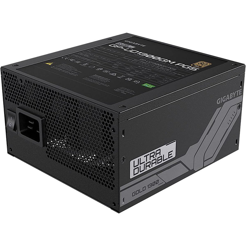 وحدة إمداد الطاقة GIGABYTE GP-UD1300GM PG5 - 1300 واط، ATX 3.0، PCIe Gen5، 80+ Gold، وحدات كاملة
