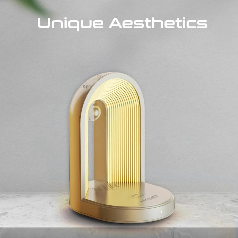 Promate Globe-QI – 3-in-1 LED Night-Lamp, Bluetooth Speaker & 15 W Wireless Charger