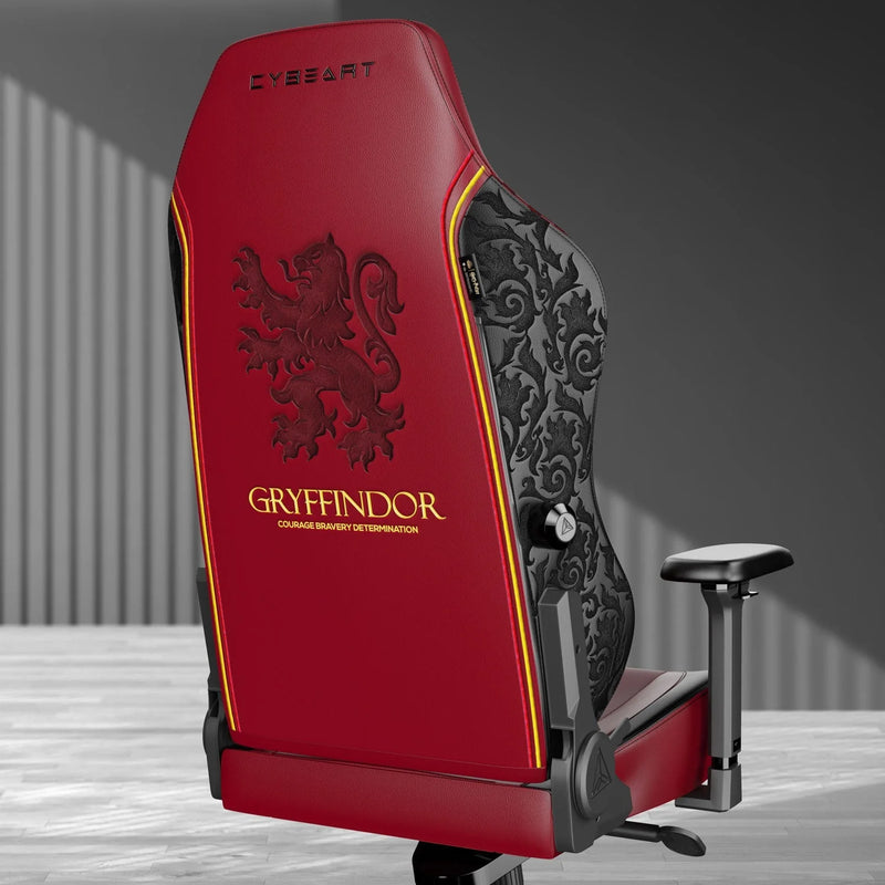 CYBEART | Gryffindor Gaming Chair - DC Comics | 4D Armrest | Inbuilt Lumbar Support | Supreme PU Leather, Ergonomic, Recline & Tilt