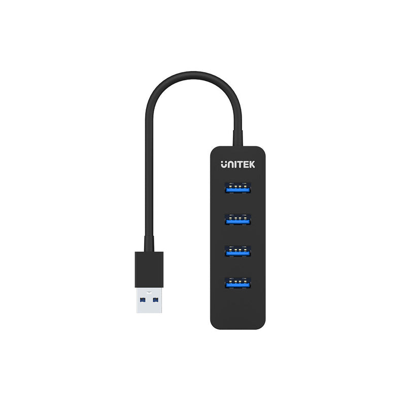 UNITEK uHUB Q4 4 Ports Powered USB 3.0 Hub with USB-C Power Port