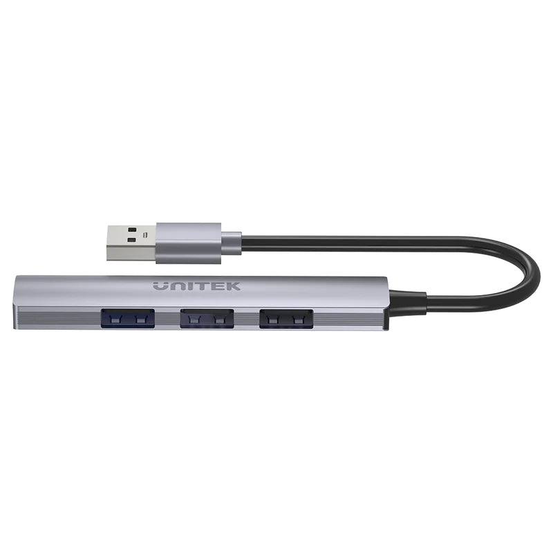 UNITEK uHUB 4-in-1 USB-A Hub محور USB متعدد المنافذ عالي السرعة يصل إلى 5 جيجابت في الثانية
