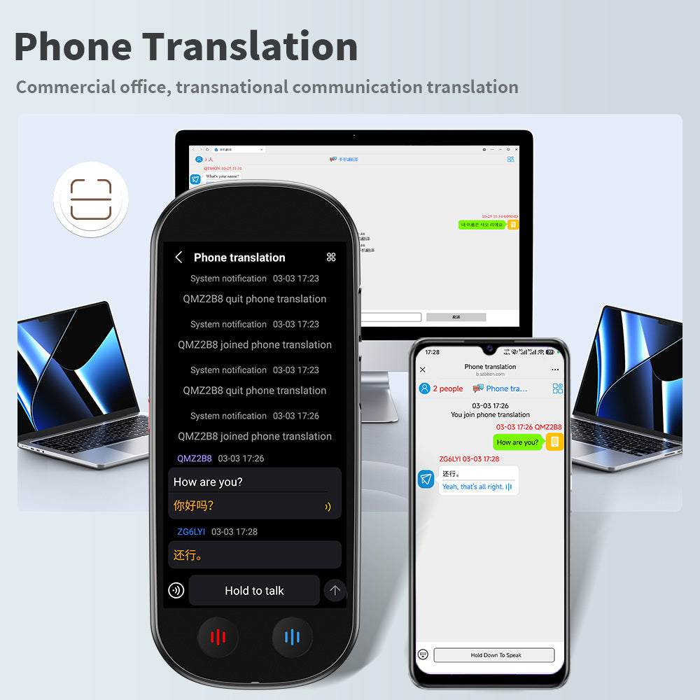 مترجم الصوت الذكي VORMOR Z9، مترجم اللغات بالذكاء الاصطناعي في الوقت الفعلي، ترجمة عبر الإنترنت ودون اتصال، ترجمة الصور، ChatGPT، شاشة لمس، مترجم محمول للسفر