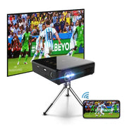 جهاز عرض Hotack Smart HD D13 4K DLP يعمل بنظام أندرويد جهاز عرض صغير محمول LED واي فاي لأجهزة العرض المنزلية والمكتبية المحمولة