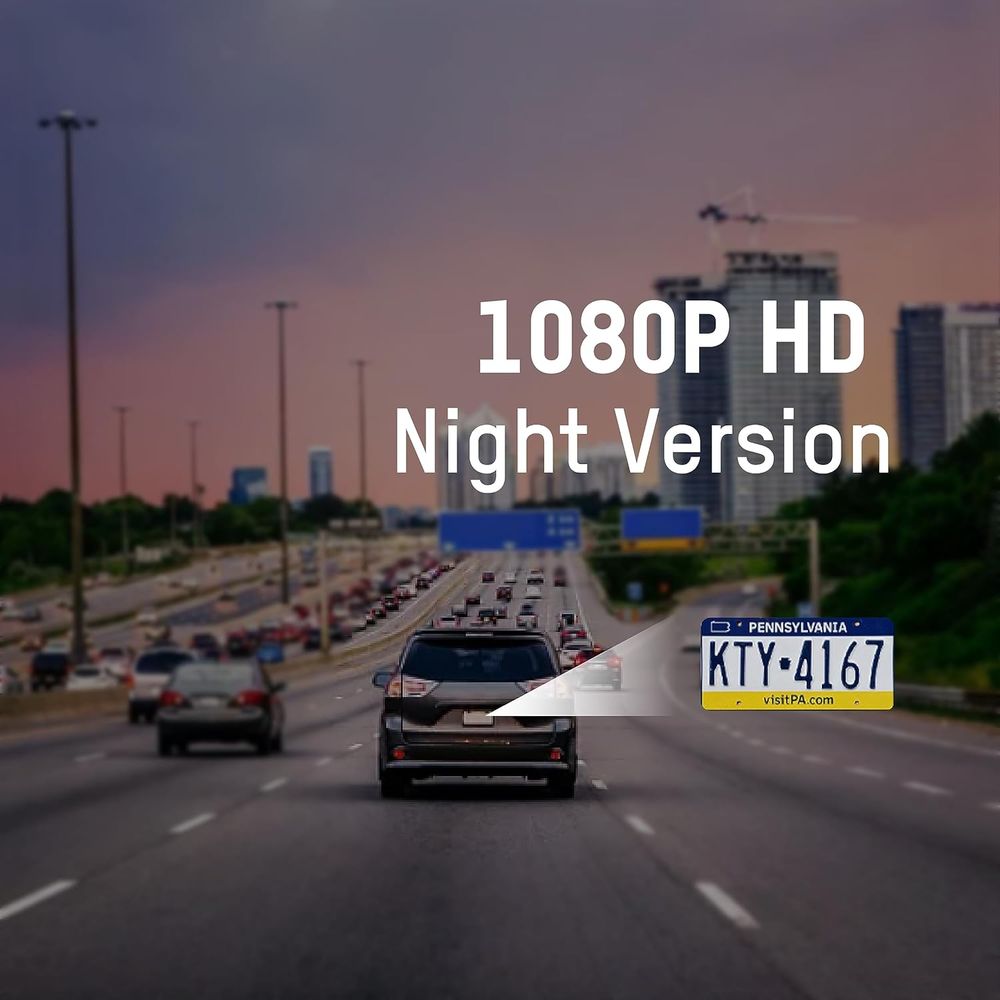 كاميرا داشكام Hikvision مدمجة بدقة 1080P مع زاوية واسعة 122°، Wi-Fi، حساس G، دعم بطاقة TF، ميكروفون ومكبر صوت مدمجين، تحكم عبر التطبيق