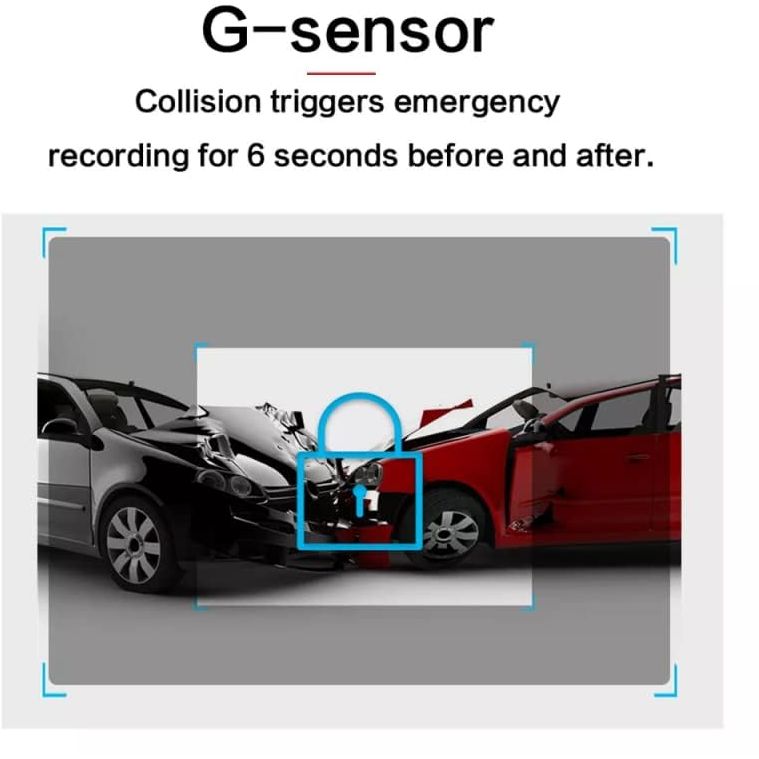 كاميرا داشكام Hikvision مدمجة بدقة 1080P مع زاوية واسعة 122°، Wi-Fi، حساس G، دعم بطاقة TF، ميكروفون ومكبر صوت مدمجين، تحكم عبر التطبيق