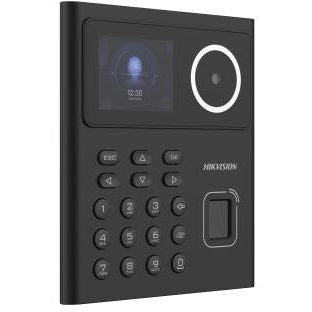 Hikvision DS‑K1T320MFWX Face Recognition Access Terminal – Face/Fingerprint/Card/PIN, 2.4″ LCD, 500 Faces, 100,000 Logs, WiFi + Ethernet