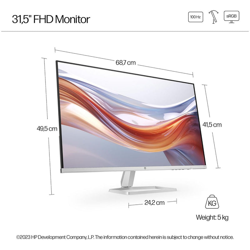 HP Series 5 31.5 inch FHD Monitor - 532sf