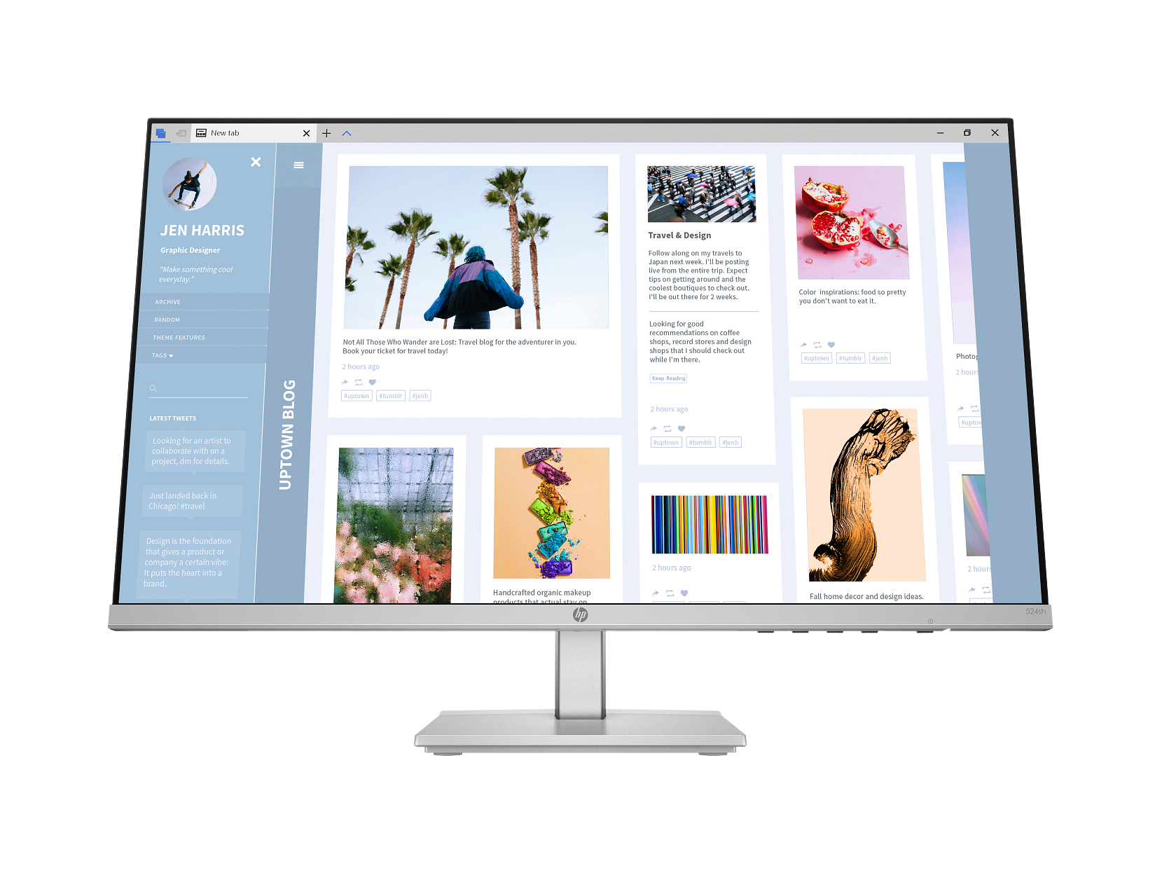 HP Series 5 24″ (23.8″) FHD Height-Adjust IPS Monitor – 100 Hz, 99 % sRGB, 300 cd/m², Eyesafe Certified