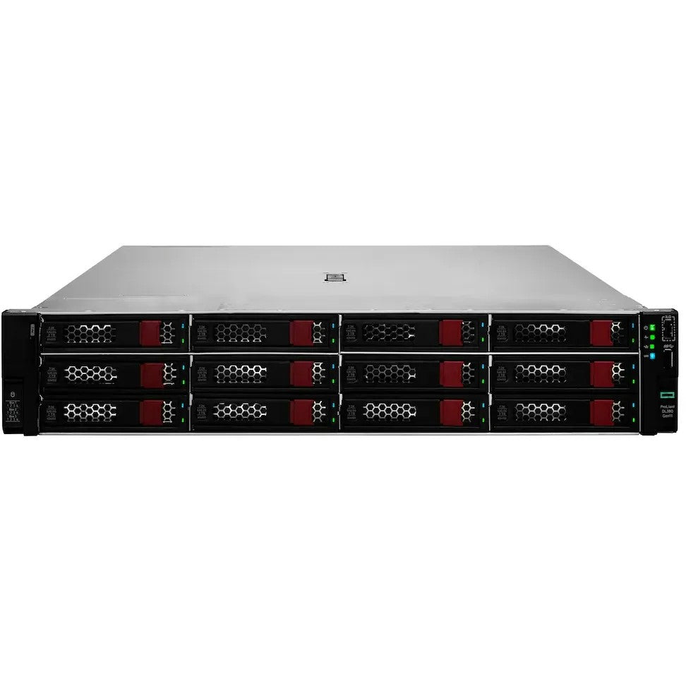 جهاز HP ProLiant DL380 G11 مع وحدة معالجة مركزية Xeon Silver 2X 2.0GHZ Xeon Silver 4410 12Core إجمالي 24 ، ذاكرة وصول عشوائي 64 جيجابايت DDR5 4800MHZ ، قرص صلب 2X 1.2TB SAS 10K ، Railkits ، 4 منافذ إيثرنت 1G ، 2X 1000WATT PS. 