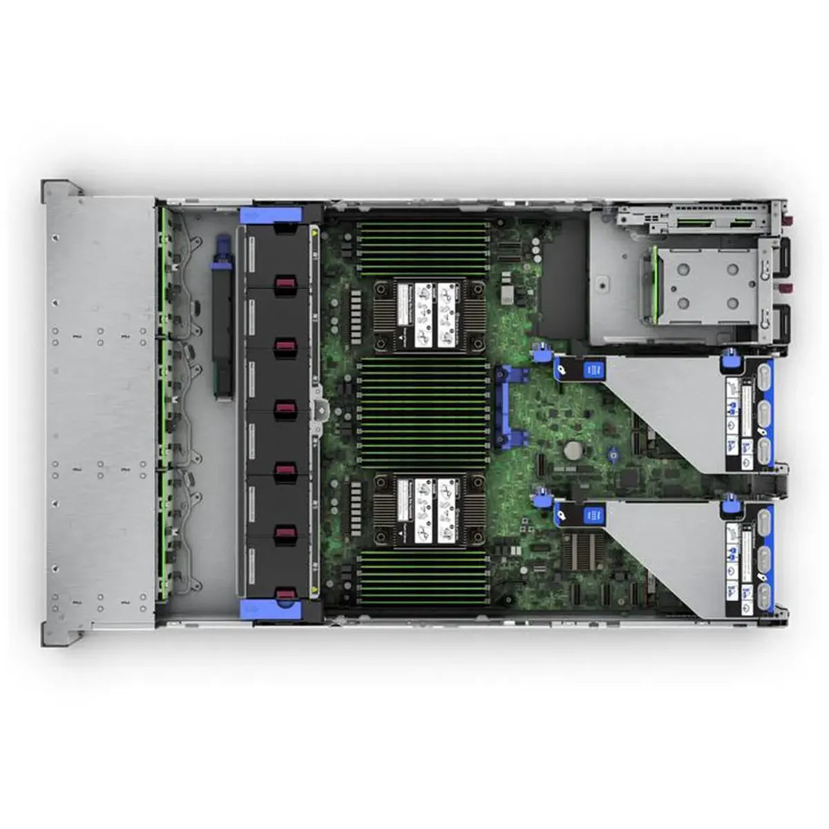 HPE ProLiant DL380 Gen11 Server – Xeon Gold 5515+ 8-Core, 64 GB DDR5, 2×960GB SSD, 2×2.4TB SAS, 4×1G LAN, Dual 1000W PSUs, Rail Kit