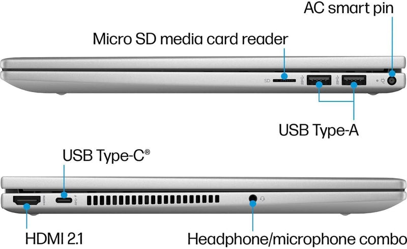 HP Envy x360 2-in-1 Laptop 14-es1013dx Touchscreen - Core 5 120U - 8GB