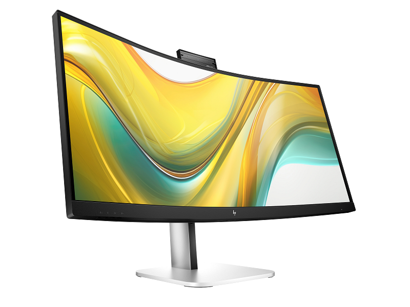 HP Series 5 Pro 534pm 34" WQHD Curved USB-C Conferencing Monitor, 3440×1440, 100Hz, 5ms, VA, 400 Nits, 99% sRGB, 5MP Webcam, 4×3W Speakers, 100W USB-C Power Delivery