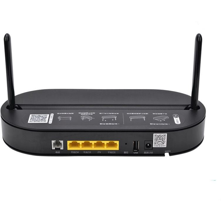 Huawei HS8145V6 GPON ONT Router, Dual-Band Wi-Fi 6 AX3000, 4× Gigabit LAN, SC/APC Fiber Terminal