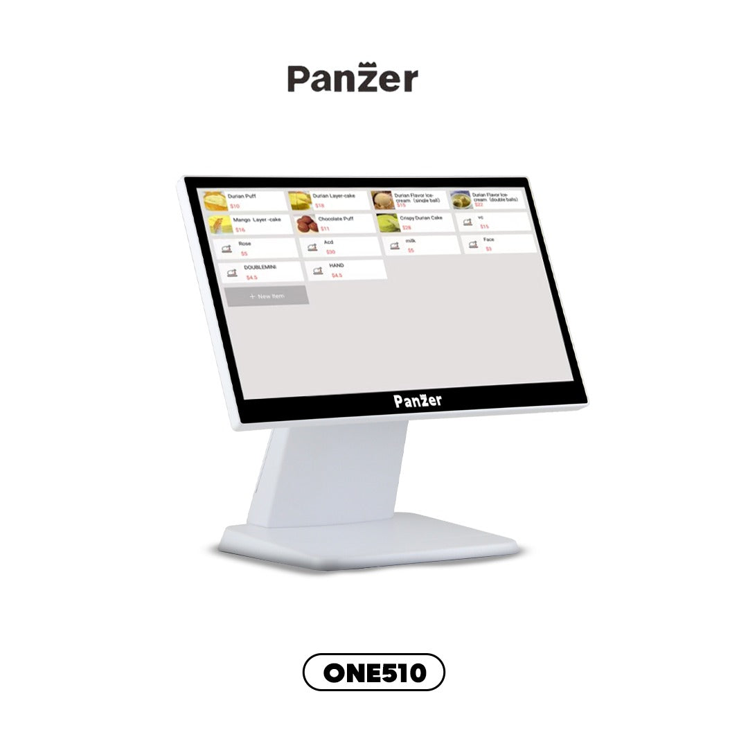 Panzer ONE510 All-in-One POS Terminal – 15.6″ Touchscreen, Intel Core i5-10th Gen, 8GB RAM, 256GB SSD, Windows 10