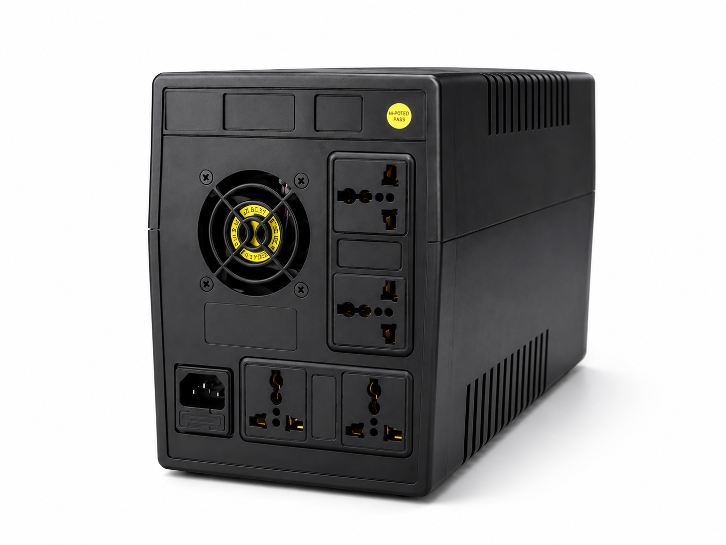 جهاز UPS غير متصل بشبكة LamaSsu N-Series AVR - 1500 فولت أمبير - 900 واط - مخرج (3) تيار متردد