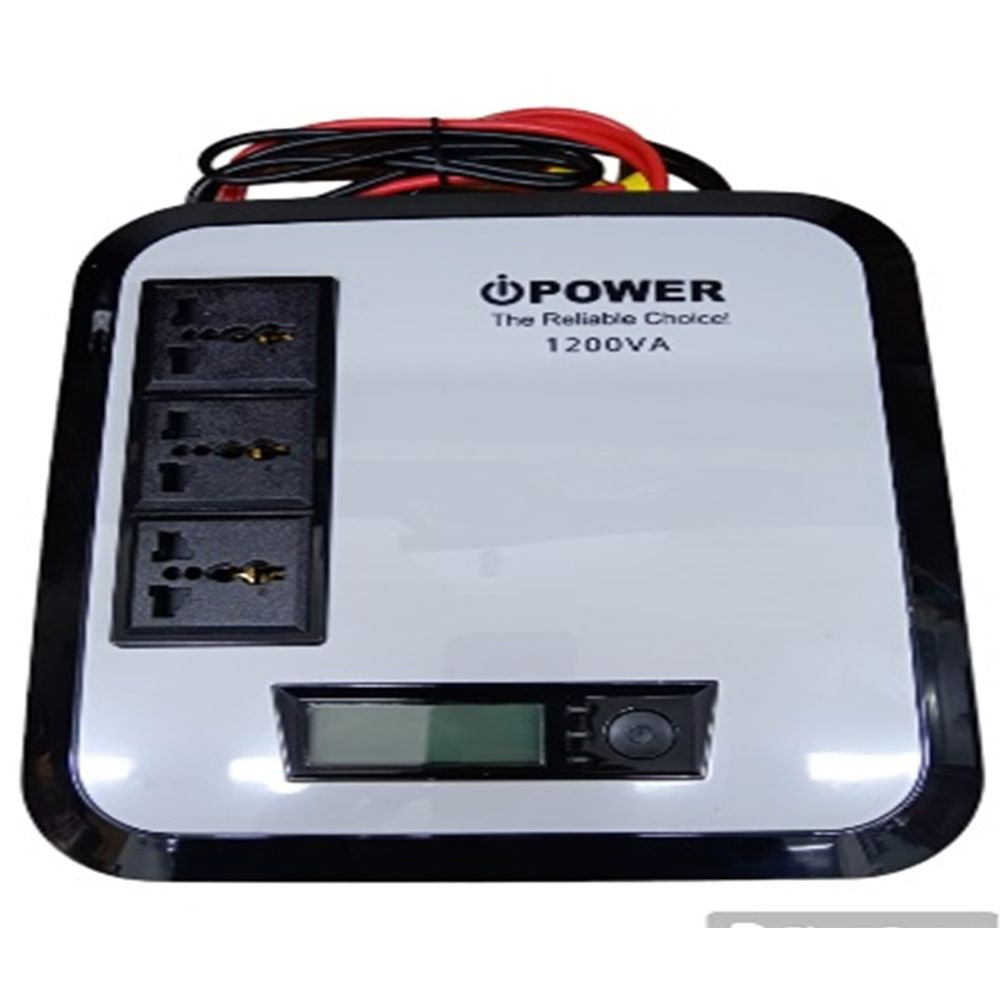 iPower 1200VA 12V DC Inverter HD PRO 1200-12, 900W Output, Modified Sine Wave, 270V AC Input, INV-1200PRO